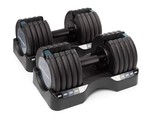 50 Lb. Select-A-Weight Dumbbell Pair, Black - £430.27 GBP