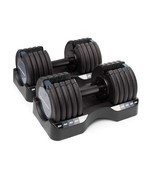 50 Lb. Select-A-Weight Dumbbell Pair, Black - £428.64 GBP