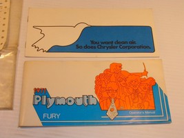 1971 Plymouth Fury Operator&#39;s Manual + Clean Air Warranty Safety Equip C... - $71.99