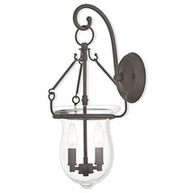 Livex 9.5 x 25.5 in. 3 Light Polished Nickel Vanity Wall Light - $8,200.36 MXN