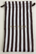 Henri Bendel NYC Dust Bag Wallet, Small Purse Bag 10&quot; x 6&quot;  Brown White ... - £12.44 GBP