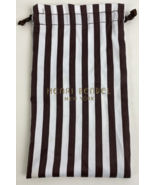 Henri Bendel NYC Dust Bag Wallet, Small Purse Bag 10&quot; x 6&quot;  Brown White ... - $15.83