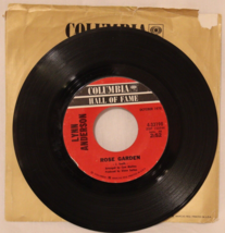Lynn Anderson: Rose Garden / No Love At All 45 RPM 7&quot; Columbia Hall of Fame - £3.87 GBP