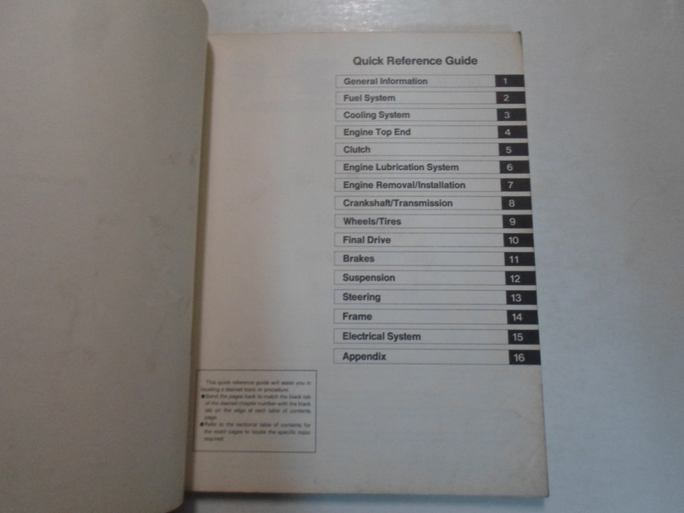 1990 Kawasaki Vulcan 500 EN500 Service Manual Supplement Stained Glass Factor... Item image 2