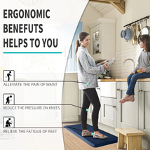 Home Anti-Fatigue Floor Mat for Kitchen Salon Barber Commercial Cushione... - $38.65+