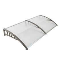 200 x 96 Household Application Door &amp; Window Awnings Canopy Silver &amp; Gray Bracke - £117.31 GBP