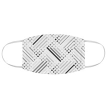 Gray and White Geometric Style Fabric Face Mask - £11.73 GBP