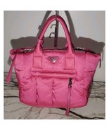 Prada Pink Quilted Nylon Tessuto Tote Bag with Silver Hardware - $1,034.55