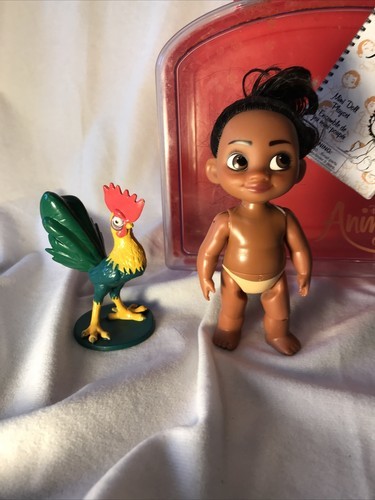 Disney Moana Animators Collection Mini Doll Set W/case Assessories Item image 2