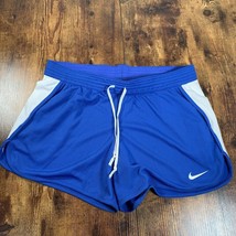 Nike Dri Fit Academy Knit Mesh Soccer Shorts Blue 836305-494 Womens Larg... - $24.74