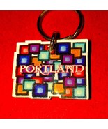 Portland Oregon vintage keychain with mirror on opposite side - $18.99 CAD