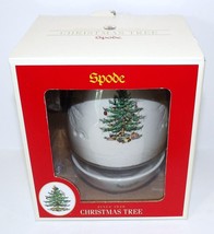 Lovely Spode Christmas Tree Lithophane Fairy Tea Light Candle Holder In Box - $26.72