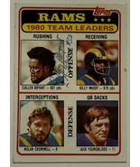 Cullen Bryant (d. 2009) Signed Autographed 1981 Topps Football Card - Lo... - $20.00
