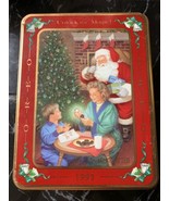 1991 Oreo Collectible Christmas Tin &quot;Waiting For Santa&quot; - €5,09 EUR