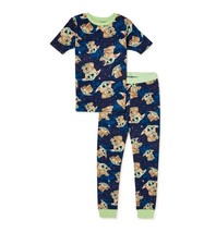 NWT Sz 6 Star Wars Baby Yoda Kids Pajama Set Short Sleeve Top Pants Boys... - $14.99
