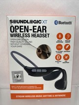 SoundLogic XT Open-Ear Wireless Headset Bluetooth Light Weight Microphone - $15.99