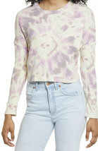 Bp Women&#39;s Tie Dye Crop Top Rib T-Shirt Long Sleeve Size Medium M New NWT - £4.67 GBP