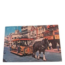 Postcard Walt Disney World Reliving The Good Old Days Main St Chrome Posted - $6.92