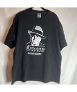 Vintage Al Capone Serial Killer T Shirt Mens XL Black Short Sleeve RARE ... - $687.13 MXN