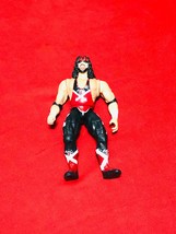 Vintage 1990s X-PAC! Red/Black/White pants Wwe/WWF w rubber arms 1998 HTF Action - £10.35 GBP