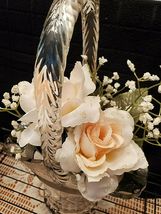 ELEGANT TALL GLASS BASKET image 2
