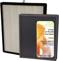 Breathe Naturally LV-PUR131 Replacement Hepa Filter &amp; Carbon Activated Filter Se - £31.58 GBP