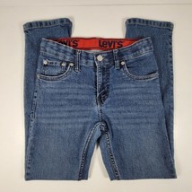 Levis Boys Size 12 Reg Jeans 511 Slim Fit Adjustable Waist Inside 25x27 EUC - £11.95 GBP