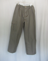 Benefit Wear Adaptive Clothing pants Medium olive green cargo elastic waist - $14.65