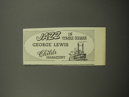 1955 Jazz in Times Square Advertisement - George Lewis Childs Paramount - $18.49
