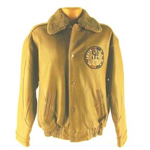 Nfl St Louis Rams Leather Bomber Jacket L11150 - £275.32 GBP