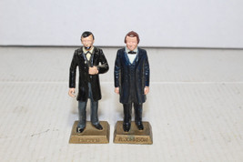 Marx Presidents 2.5&quot; Figures 16th Abraham Lincoln 17th Andrew Johnson - £7.89 GBP
