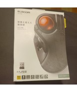 ELECOM Trackball Mouse M-HT1DRBK Wireless Large Tapper Japan NEW - $538.03 MXN