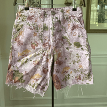 Pilcro Anthropologie Purple Floral Shorts 25 - $27.36