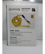 Guardian 01320 Fall Protection - Yellow PSG Vertical Lifeline Assembly OSHA ANSI - $59.39