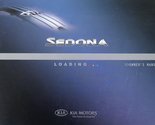 2009 Kia Sedona Owners Manual [Paperback] Kia - $23.87