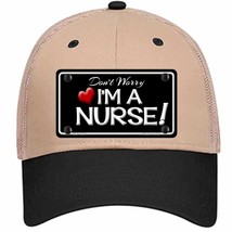 Im A Nurse Novelty Khaki Mesh License Plate Hat - £22.90 GBP