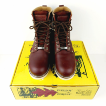 Field N&#39; Forest Mens Full Grain Leather Safety Steel Toe Work Boots 10.5... - $59.95