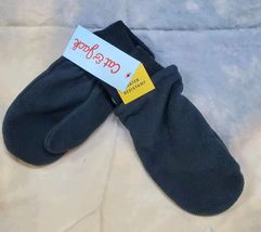 Cat & Jack Toddler 2T- 5T Fleece Black Mittens  Water Resistant  image 2