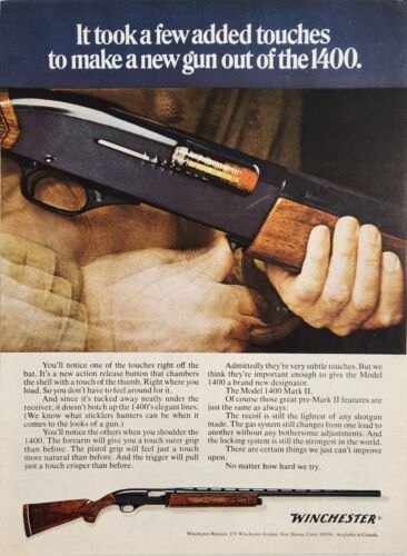 1968 Print Ad Winchester Model 1400 Mark II Shotguns New Haven,Connecticut - $16.18