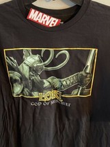 Marvel Loki God of Mischief T-Shirt Size Large L NEW WITH TAGS FREE SHIP... - $19.79