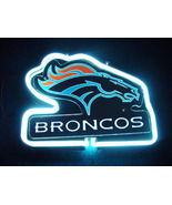 Denver Broncos Football 3D Neon Sign 10&quot;x6&quot; - £54.27 GBP