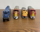 HO Scale Diesel Locomotive Shells Lot For Parts 2 Santa Fe - 1 UP - 1 GATX - $18.61