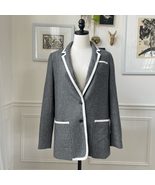 Banana Republic Wool H*cking Jacket Grey Tweed Blazer $170 12 - $84.90 CAD