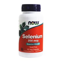 NOW Foods Selenium 200 mcg., 90 Vegetarian Capsules - $9.79