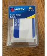 Avery Name Badge Labels - $7.80