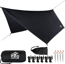 [12Ft Hex] Waterproof Hammock Rain Fly - Portable Large Camping Tarp - Premium L - £35.09 GBP