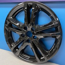 One Single 2015-2016 / 2018 Ford Fusion # IMP-447BLK 17&quot; Gloss Black Wheel Skin - £19.71 GBP