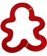 Cookie Cutter Christmas Gingerbread Man  Wilton Comfort Grip Holiday Red - £6.30 GBP