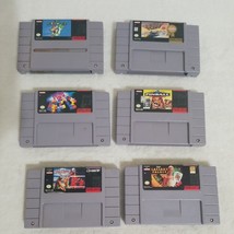 Super Mario World (SNES, 1991) F Zero and more super nintendo lot of 6 - £59.61 GBP