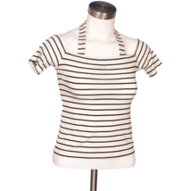 AE Outfitters Soft &amp; Sexy Rib Cold Shoulder Stripe Size Medium - $17.98